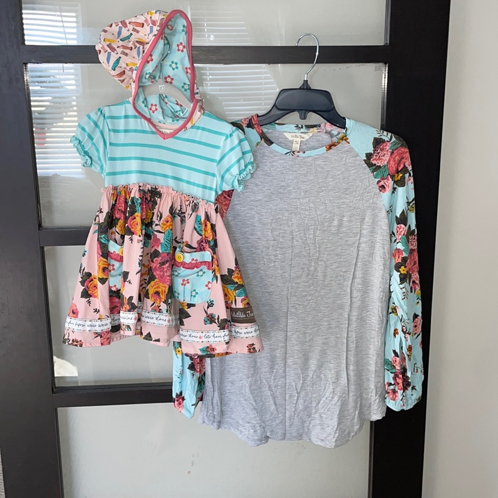 Matilda Jane mommy and me matching tunic dress and top